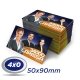 5.000 Cartões de Visita 5x9cm Papel Couche 250g 4x0cor ou 4x1cor - Verniz UV Total Frente - Produção 2 dias úteis