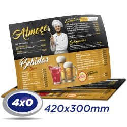 2.500 Jogos Americanos 42x30cm Offset 75g 4x0 cor - Produção 2 dias úteis