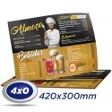 10.000 Jogos Americanos 42x30cm Offset 75g 4x0 cor - Produção 4 dias úteis