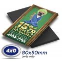 1000 Imãs de Geladeira 8x5cm 4x0 cor Corte Reto - Produção 5 dias úteis