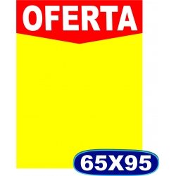 Cartaz Oferta - 65x95cm - CÓD. 505 - Pacote c/ 100 uni.