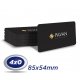 1000 Cartões PVC 0,3mm 8,5 x 5,4cm PVC Plástico 4x0 cor - Produção 5 dias úteis