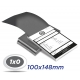 10 Blocos 10x14,8cm Sulfite 63g 100x1 via 1x0 cor impressão preto - Produção 5 dias