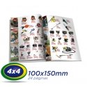 500 Catalogos 10x15cm 24 Pág. COUCHE 115g 4x4 cor - 1 Dobra Central - 2 Grampos- Produção 7 dias