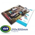 2.500 Catalogos 21 x 30cm Papel Couche 170g - 4x4 cor - Produção 2 dias