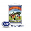 1 Banner 100x150cm Lona 340g 4x0 cor - Produção 2 dias